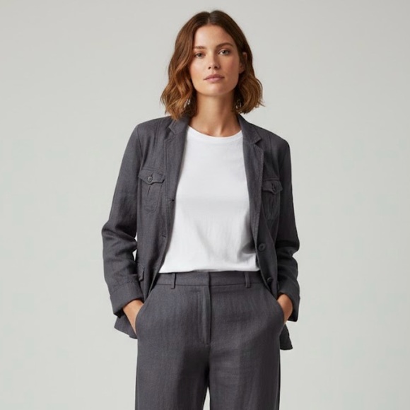 InWear Linen Blazer Utility Style - Picture 13 of 13